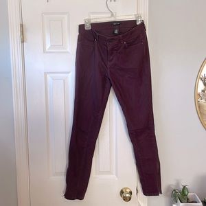WHBM super soft maroon pants